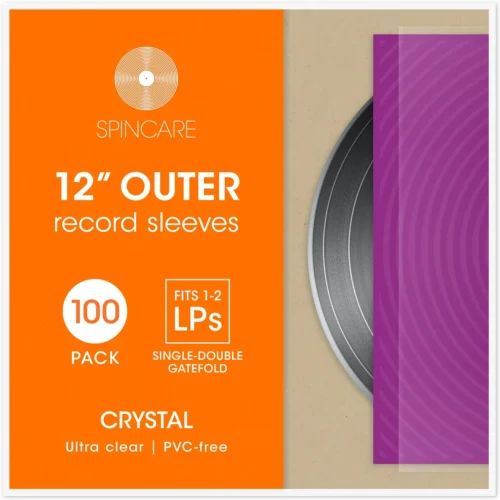 SPINCARE Outer Sleeves For Vinyl Records